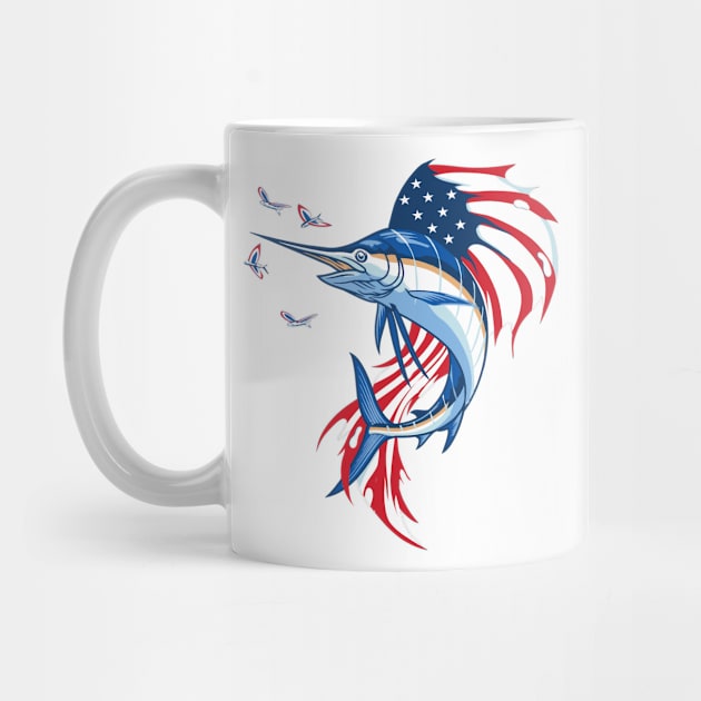 Fishing Patriotic Sailfish by Dailygrind